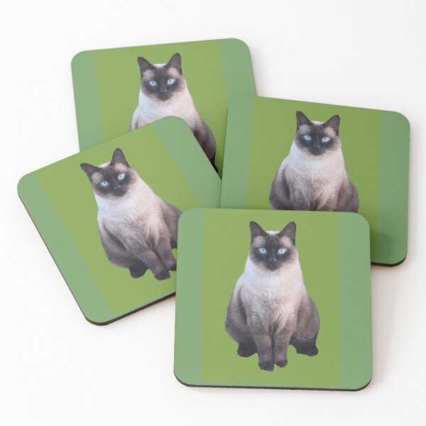 Item preview, Senior Siamese Cat Sam designed and sold by Fayes4Art.