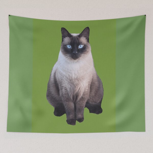 Item preview, Senior Siamese Cat Sam designed and sold by Fayes4Art.