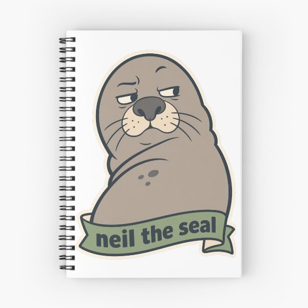 Item preview, Neil the Seal Side Eye - Cute Minimalist Elephant Seal designed and sold by VisualArtsOasis.