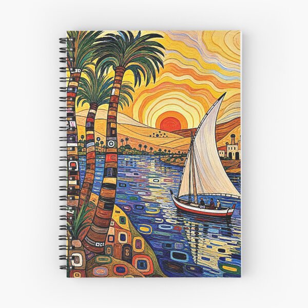 Item preview, Felucca on the river designed and sold by George Hutton Hunter.