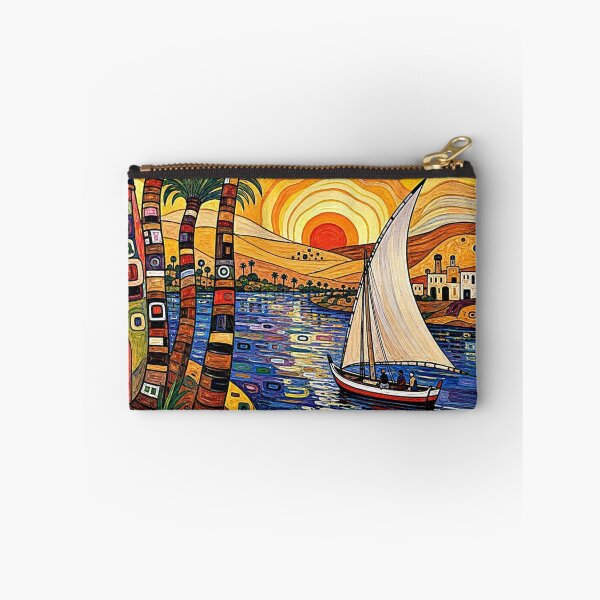 Item preview, Felucca on the river designed and sold by George Hutton Hunter.