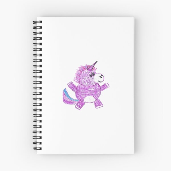 Item preview, Cute Pink Unicorn Crayon Drawing designed and sold by MagicYana.
