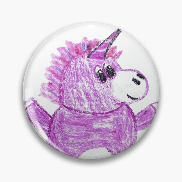 Item preview, Cute Pink Unicorn Crayon Drawing designed and sold by MagicYana.