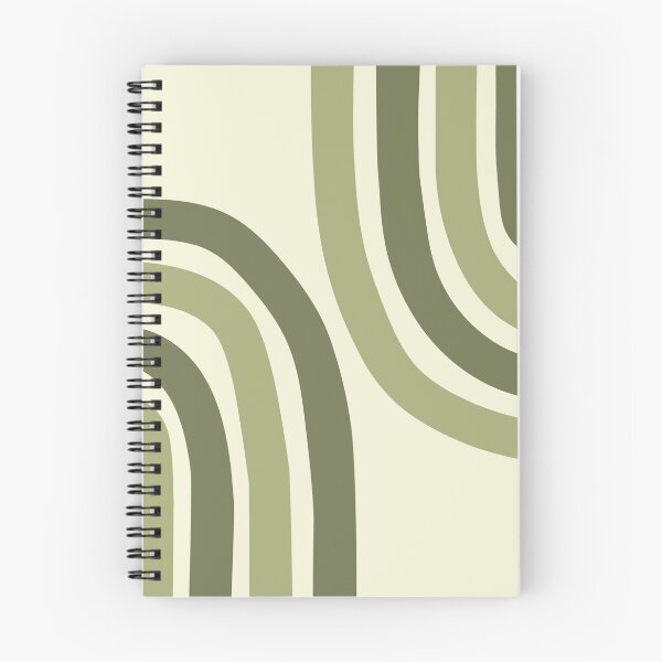 Item preview, Minimalist Boho Rainbow Abstract Art Pattern in Olive Sage designed and sold by nineFlorals.