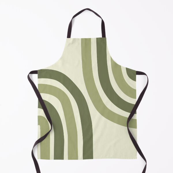 Item preview, Minimalist Boho Rainbow Abstract Art Pattern in Olive Sage designed and sold by nineFlorals.