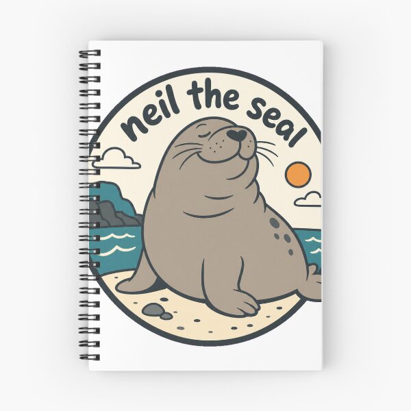 Item preview, Neil the Seal Smug - Funny Chonky Sea Creature Art designed and sold by VisualArtsOasis.