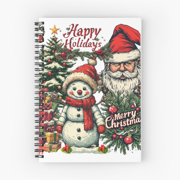 Item preview, Happy Holidays from Santa Claus and Snowman designed and sold by Navy67.