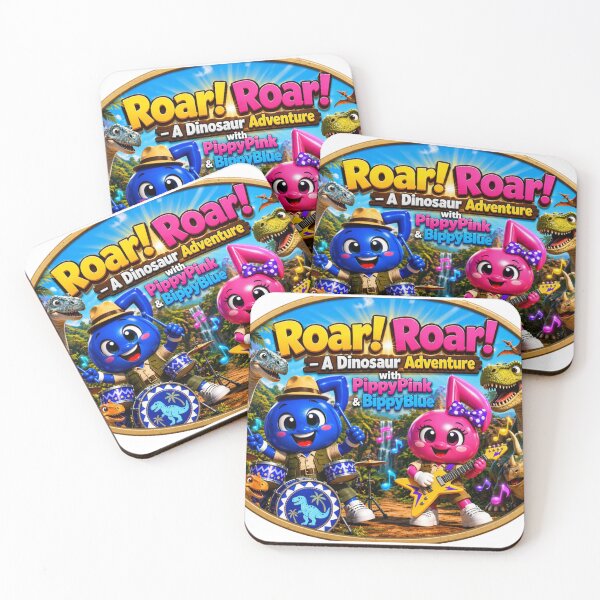 Item preview, PippyPink and BippyBlue on their biggest adventure yet as they journey into The Land That Time Forgot! designed and sold by zillyx.