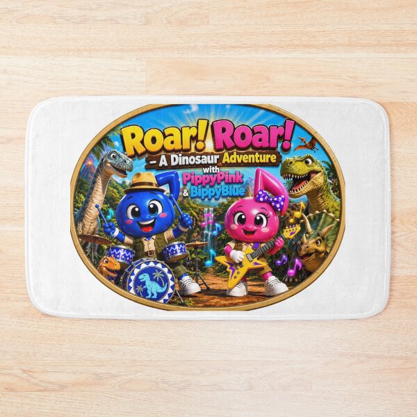 Item preview, PippyPink and BippyBlue on their biggest adventure yet as they journey into The Land That Time Forgot! designed and sold by zillyx.