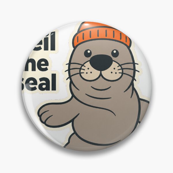 Item preview, Neil the Seal Wiggle - Minimalist Australian Wildlife designed and sold by VisualArtsOasis.