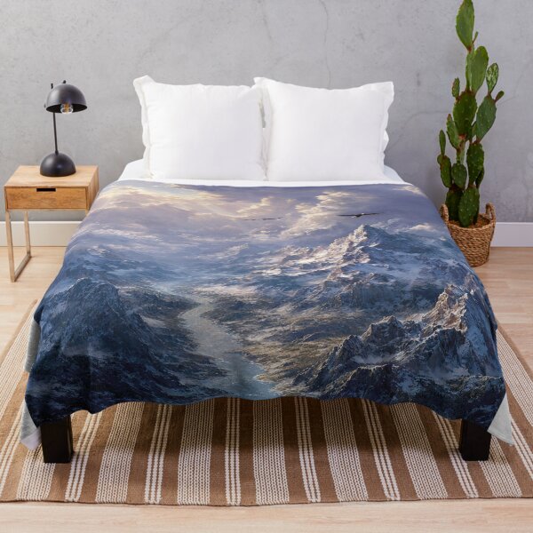 Item preview, Golden Light Over the Alpine River002 designed and sold by boStudio.