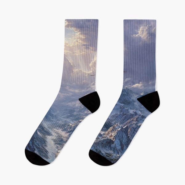 Item preview, Golden Light Over the Alpine River002 designed and sold by boStudio.