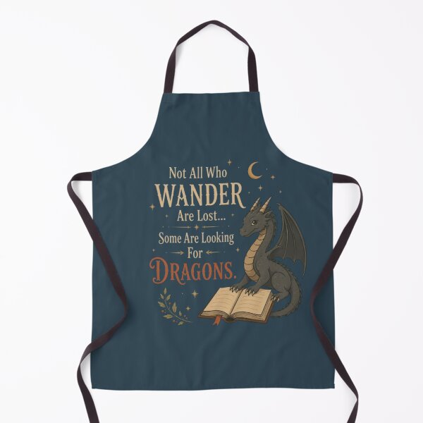 Item preview, Not All Who Wander Are Lost – Some Are Looking for Dragons designed and sold by Moonwoven Studio.