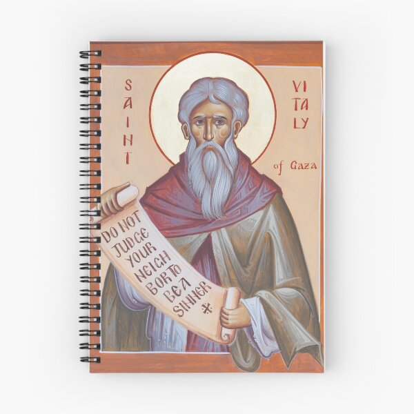 Item preview, St Vitaly of Gaza designed and sold by ikonographics.