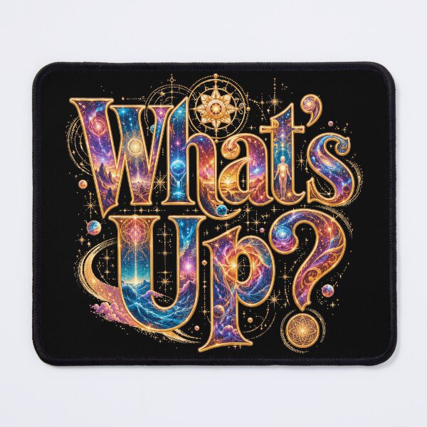Item preview, What’s Up? Cosmic Energy Typography designed and sold by HeyFajnaLinja.