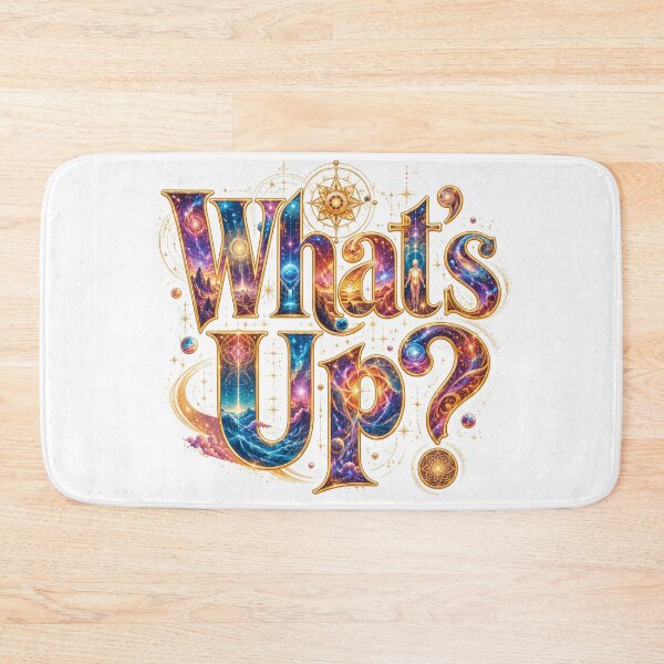 Item preview, What’s Up? Cosmic Energy Typography designed and sold by HeyFajnaLinja.