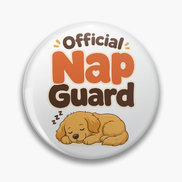 Item preview, Official Nap Guard Golden Retriever Dog Dad T-Shirt designed and sold by Ashley critters.