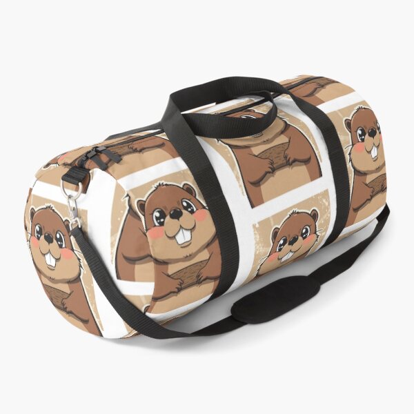 Item preview, Cute Kawaii Beaver Sticker | Adorable Cartoon Beaver Illustration with Big Teeth designed and sold by dreamz-world.