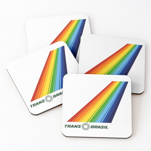 Item preview, Vintage Transbrasil Rainbow Airline Logo – Retro Brazilian Aviation designed and sold by RetroAviation.