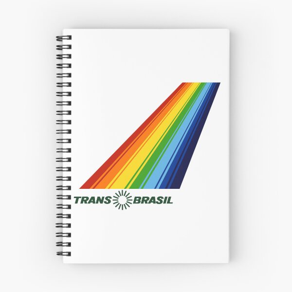 Item preview, Vintage Transbrasil Rainbow Airline Logo – Retro Brazilian Aviation designed and sold by RetroAviation.