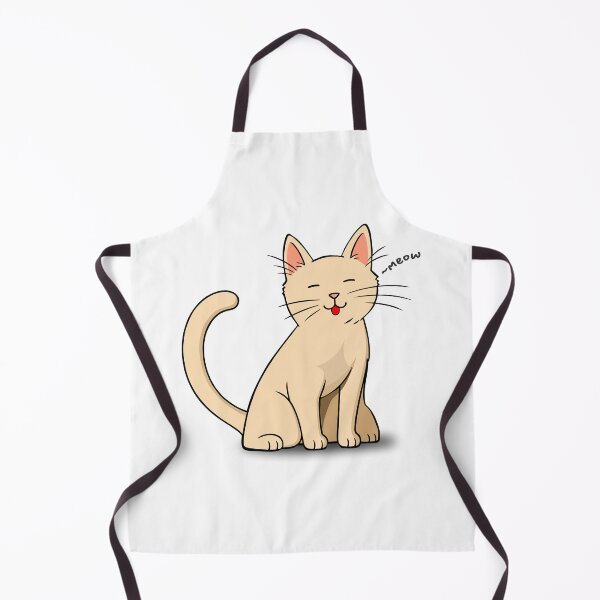 Item preview, Cute Meowing Cat with Tongue Out Illustration designed and sold by SandaiMaker.