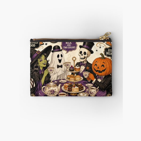 Item preview, Trick or Tea Halloween British Tea Party - Vintage Halloween Humour Gift Design designed and sold by bumbledown.
