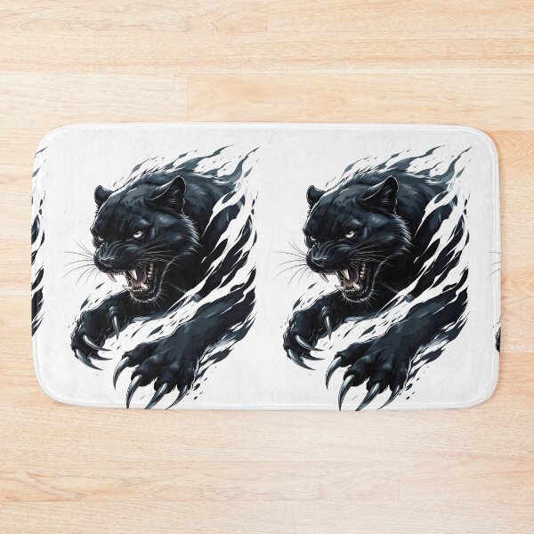 Item preview, Fierce Black Panther Breaking Through, an Artistic Representation of Power Digital Illustration designed and sold by Matt_Smith.