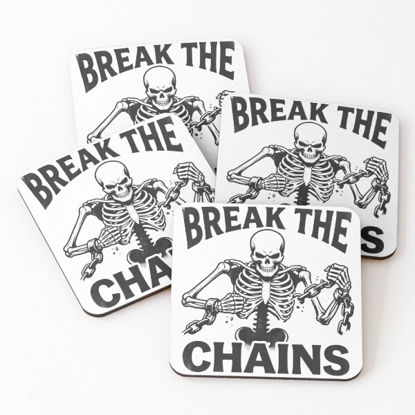 Item preview, Skeleton Breaking Metal Shackles and Chains Freedom Power designed and sold by MisteryDesigner.