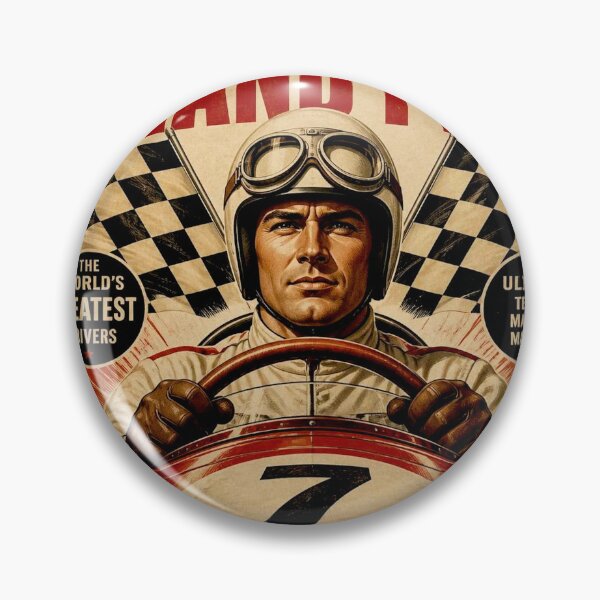 Item preview, Vintage Racing Hero Poster designed and sold by Helios Be. Lavsh.