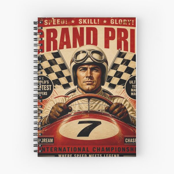 Item preview, Vintage Racing Hero Poster designed and sold by Helios Be. Lavsh.