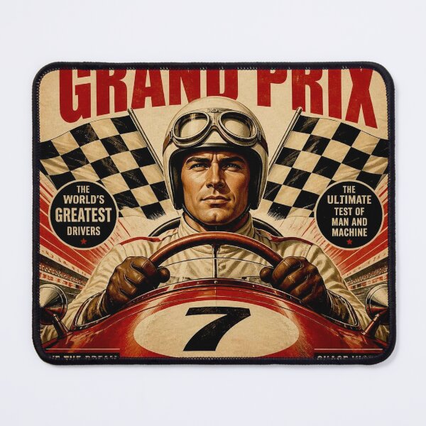 Item preview, Vintage Racing Hero Poster designed and sold by Helios Be. Lavsh.