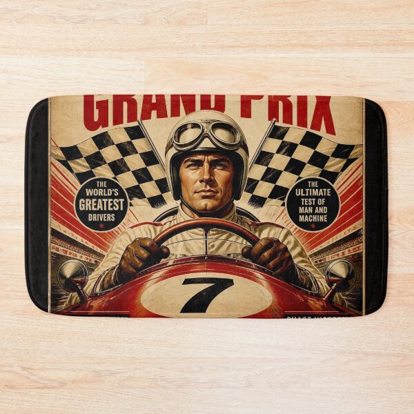 Item preview, Vintage Racing Hero Poster designed and sold by Helios Be. Lavsh.