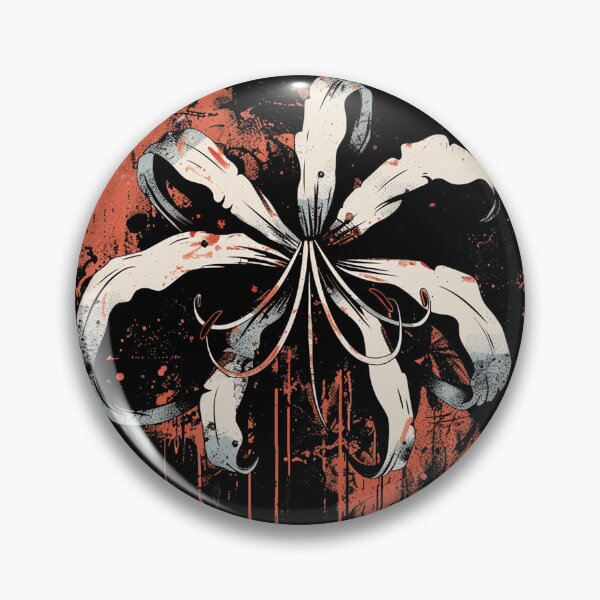 Item preview, Higanbana or spider lily in Japanese Retro pastel goth vaporwave Anime designed and sold by Otakuniverse.