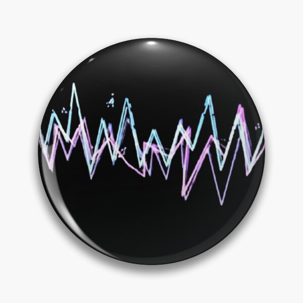 Item preview, Neon Pulse Synthwave Soundwave Art designed and sold by dragonmotor7.