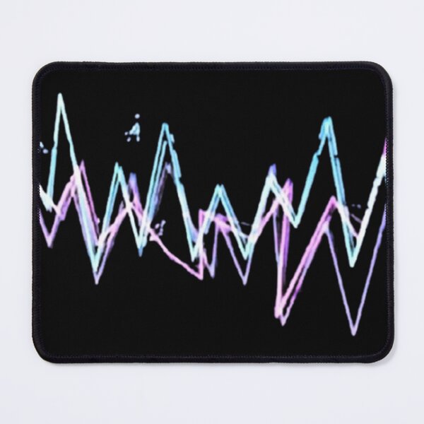 Item preview, Neon Pulse Synthwave Soundwave Art designed and sold by dragonmotor7.