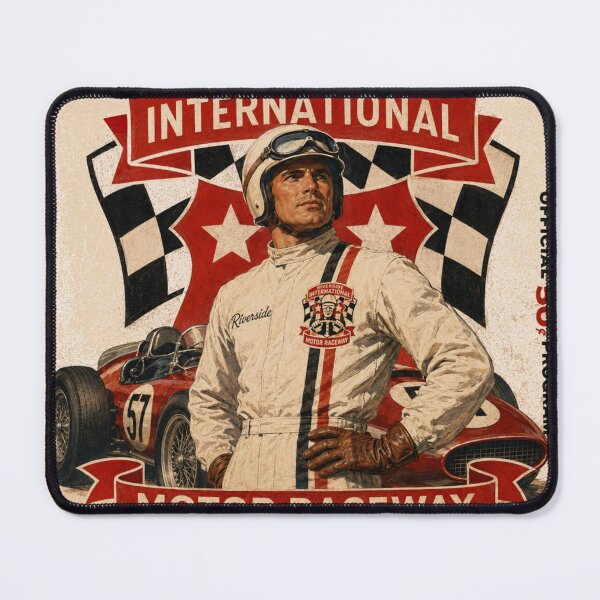 Item preview, Vintage Racing Hero Poster #1 designed and sold by Helios Be. Lavsh.