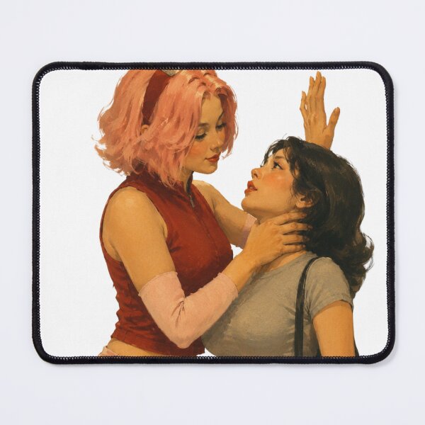 Item preview, Copy of Romantic Vintage Pin-Up Couple | Original Girls Love Retro Illustration designed and sold by Cosplayvintage.