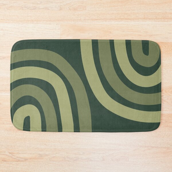 Item preview, Minimalist Boho Rainbow Abstract Art Pattern in Sage Olive designed and sold by nineFlorals.