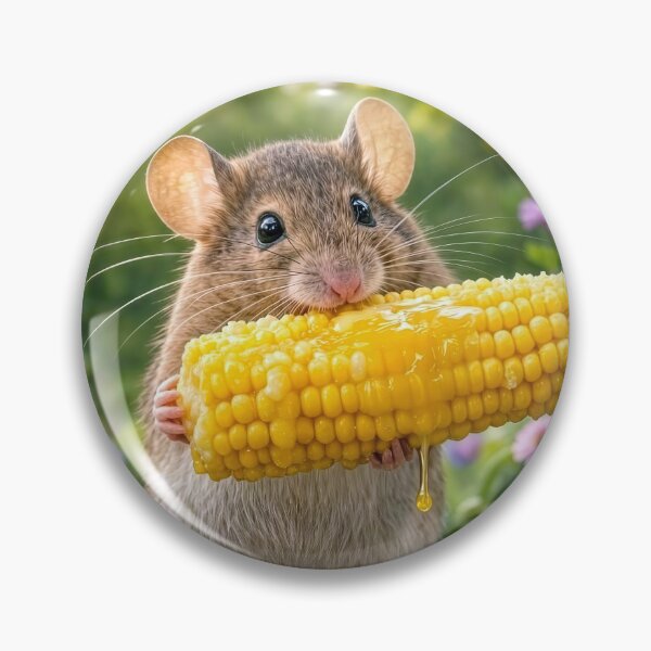 Item preview, Mouse Eating a Corn on the Cob designed and sold by Maria Dryfhout.