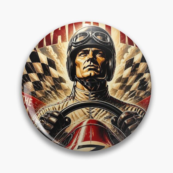 Item preview, Vintage Racing Hero Poster #2 designed and sold by Helios Be. Lavsh.