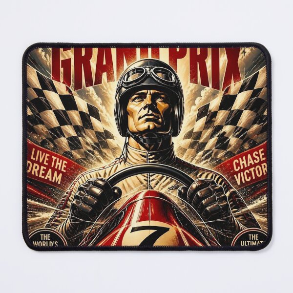 Item preview, Vintage Racing Hero Poster #2 designed and sold by Helios Be. Lavsh.