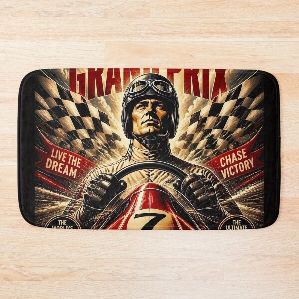 Item preview, Vintage Racing Hero Poster #2 designed and sold by Helios Be. Lavsh.