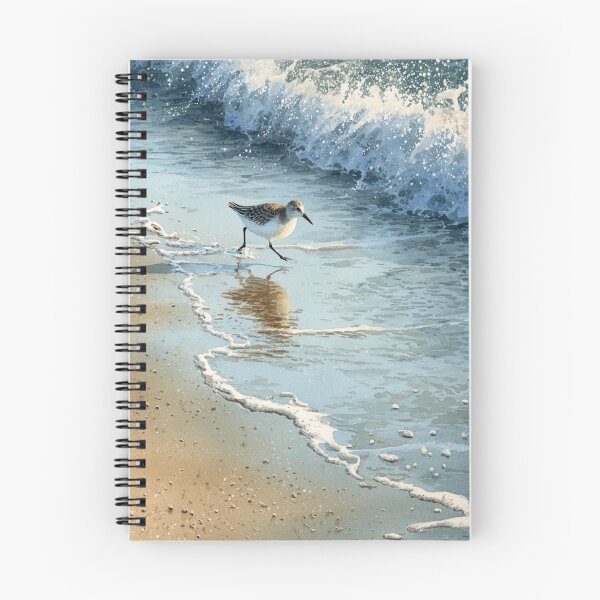 Item preview, A Sandpiper running along a shoreline, Birds in Motion designed and sold by CDC40.