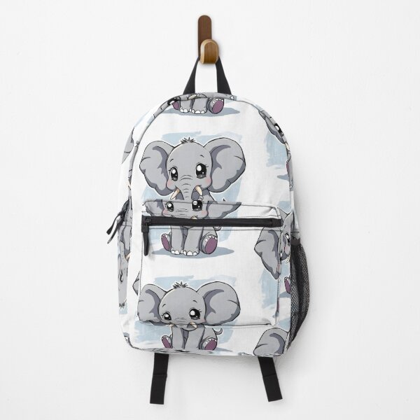 Item preview, Cute Kawaii Baby Elephant Sticker | Adorable Cartoon Elephant Safari Animal Illustration designed and sold by dreamz-world.