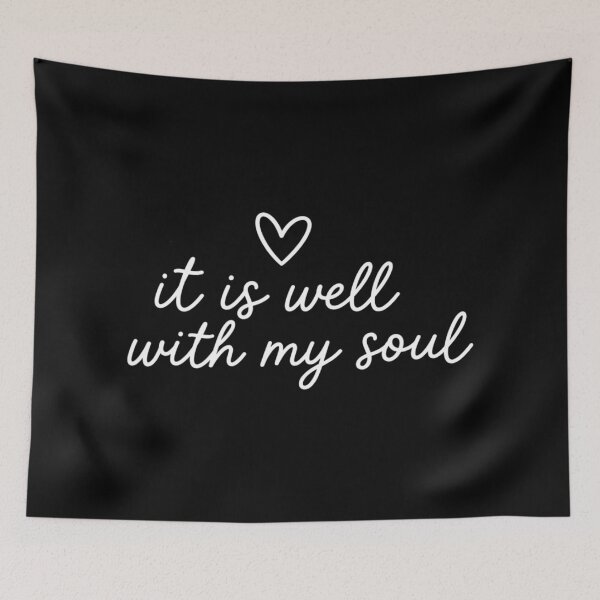 Item preview, It Is Well With My Soul, Christian Girl, Faith For Women, Church, Minimalist Religious designed and sold by Sprinkle12345.
