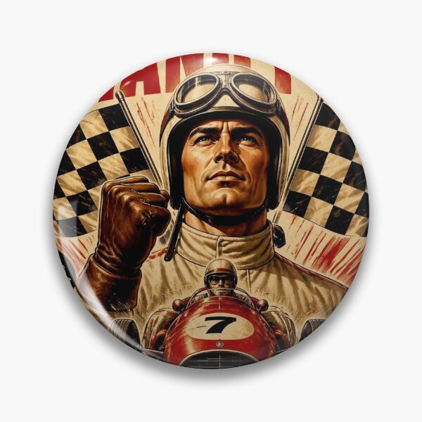 Item preview, Vintage Racing Hero Poster #3 designed and sold by Helios Be. Lavsh.