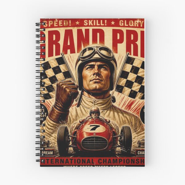 Item preview, Vintage Racing Hero Poster #3 designed and sold by Helios Be. Lavsh.