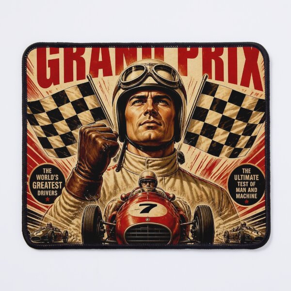 Item preview, Vintage Racing Hero Poster #3 designed and sold by Helios Be. Lavsh.