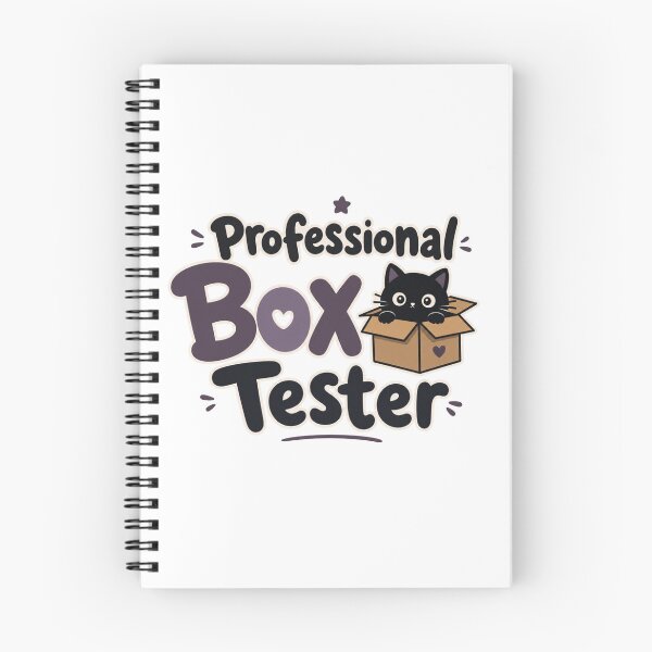 Item preview, Professional Box Tester Black Cat Dad Funny Kawaii T-Shirt designed and sold by Ashley critters.