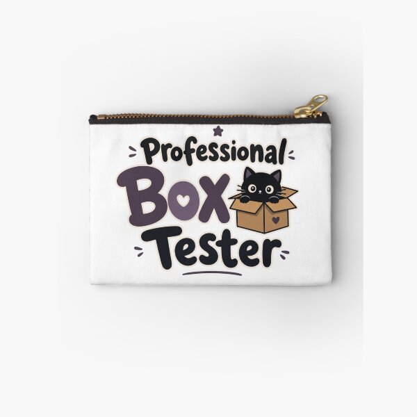 Item preview, Professional Box Tester Black Cat Dad Funny Kawaii T-Shirt designed and sold by Ashley critters.